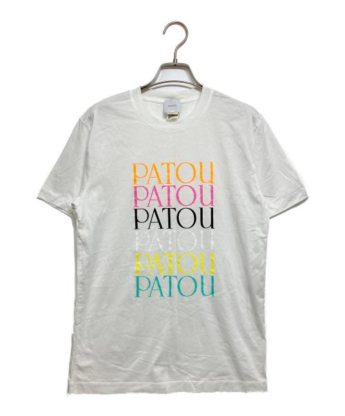 patou（パトゥ）patou (パトゥ) オーガニックコットン パトゥロゴ Tシャツ ホワイト サイズ:XSの古着・服飾アイテム