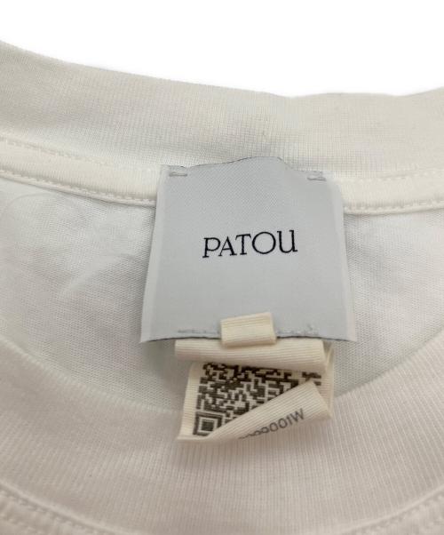 patou（パトゥ）patou (パトゥ) オーガニックコットン パトゥロゴ Tシャツ ホワイト サイズ:XSの古着・服飾アイテム