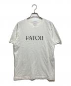 patouパトゥ）の古着「オーガニックコットン パトゥロゴTシャツ」｜ホワイト