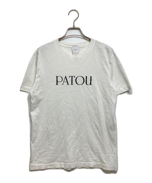 patou（パトゥ）patou (パトゥ) オーガニックコットン パトゥロゴTシャツ ホワイト サイズ:ｓの古着・服飾アイテム