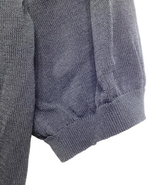 HER.（ハー）HER. (ハー) コットンナイロンハーフスリーブニット ブラック サイズ:FREEの古着・服飾アイテム