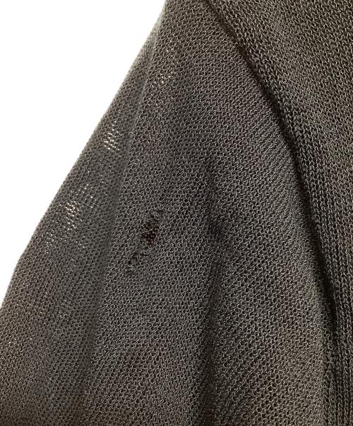 HER.（ハー）HER. (ハー) コットンナイロンハーフスリーブニット ブラック サイズ:FREEの古着・服飾アイテム