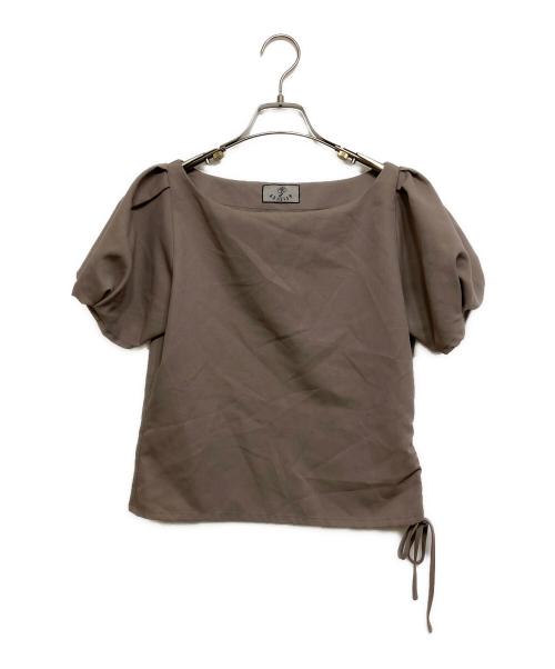 SELFIST（セルフィスト）SELFIST (セルフィスト) パフスリーブブラウス×タイトスカートセット モカ サイズ:36の古着・服飾アイテム