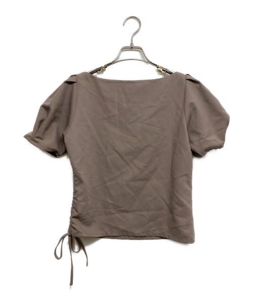 SELFIST（セルフィスト）SELFIST (セルフィスト) パフスリーブブラウス×タイトスカートセット モカ サイズ:36の古着・服飾アイテム