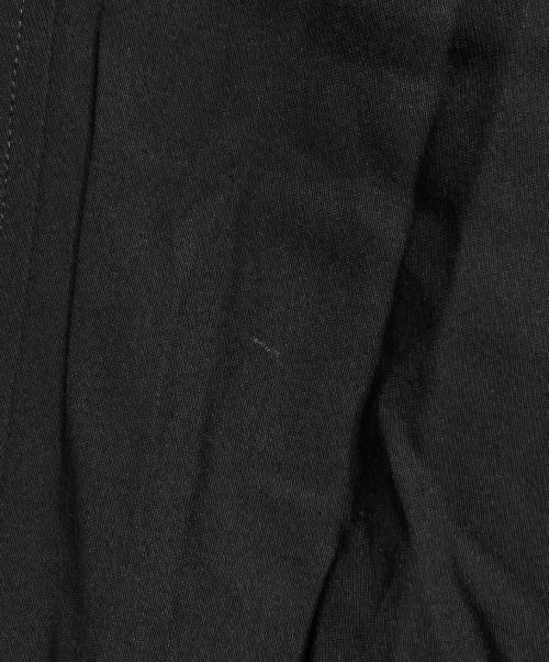 ANN DEMEULEMEESTER（アンドゥムルメステール）ANN DEMEULEMEESTER (アンドゥムルメステール) double layered black pantalon/ダブルレイヤードブラックパンタロン ブラック サイズ:34の古着・服飾アイテム