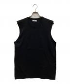 Ron Hermanロンハーマン）の古着「COTTON LINEN KNIT TANKTOP」｜ブラック