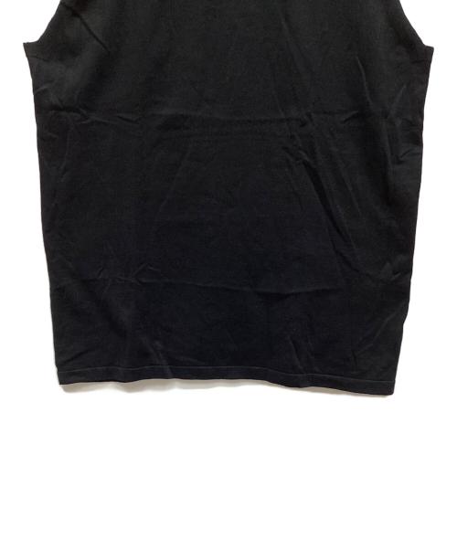 Ron Herman（ロンハーマン）Ron Herman (ロンハーマン) COTTON LINEN KNIT TANKTOP ブラック サイズ:Lの古着・服飾アイテム