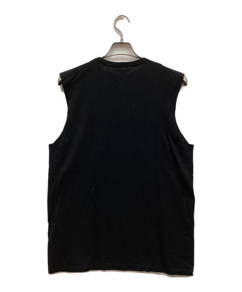 Ron Herman（ロンハーマン）Ron Herman (ロンハーマン) COTTON LINEN KNIT TANKTOP ブラック サイズ:Lの古着・服飾アイテム