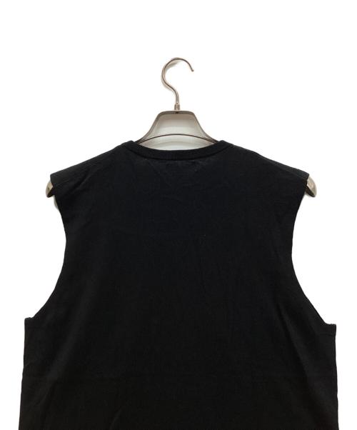 Ron Herman（ロンハーマン）Ron Herman (ロンハーマン) COTTON LINEN KNIT TANKTOP ブラック サイズ:Lの古着・服飾アイテム