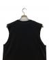 中古・古着 Ron Herman (ロンハーマン) COTTON LINEN KNIT TANKTOP ブラック サイズ:L：5000円