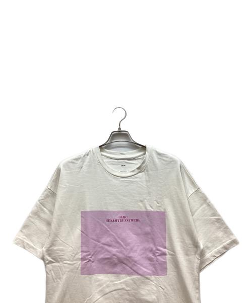 OAMC（オーエーエムシー）OAMC (オーエーエムシー) Print T-Shirts ホワイト サイズ:Lの古着・服飾アイテム