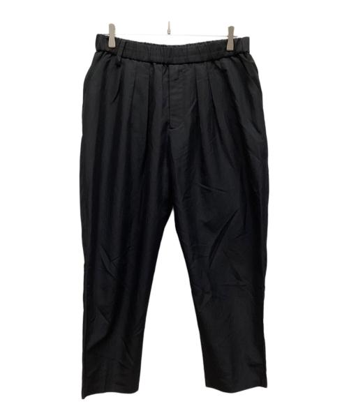 WHITE MOUNTAINEERING（ホワイトマウンテ二アニング）WHITE MOUNTAINEERING (ホワイトマウンテ二アニング) POLYESTER TAFFETA TAPERED EASY PANTS ブラック サイズ:2の古着・服飾アイテム