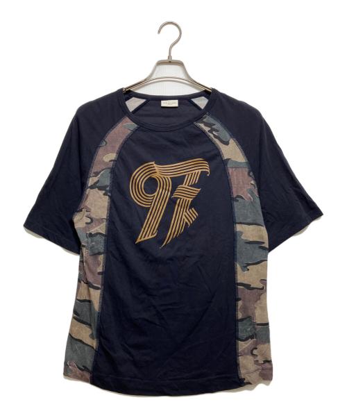 DRIES VAN NOTEN（ドリスヴァンノッテン）DRIES VAN NOTEN (ドリスヴァンノッテン) ラグランTシャツ ブラック サイズ:Mの古着・服飾アイテム