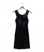 JIL SANDER NAVYジルサンダー ネイビー）の古着「ノースリーブワンピース」｜ブラック