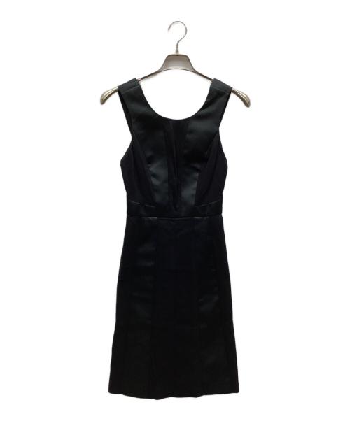 JIL SANDER NAVY（ジルサンダー ネイビー）JIL SANDER NAVY (ジルサンダー ネイビー) ノースリーブワンピース ブラック サイズ:32の古着・服飾アイテム
