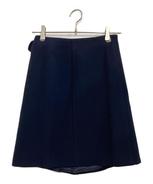 PRADA（プラダ）PRADA (プラダ) タイトスカート ネイビー サイズ:SIZE 38の古着・服飾アイテム