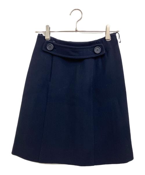 PRADA（プラダ）PRADA (プラダ) タイトスカート ネイビー サイズ:SIZE 38の古着・服飾アイテム
