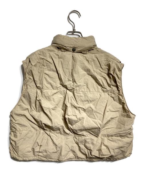 OUR LEGACY（アワーレガシー）OUR LEGACY (アワーレガシー) CROPPED EXHALE PUFFA VEST/クロップド エクスヘイル パッファベスト ベージュ サイズ:36の古着・服飾アイテム