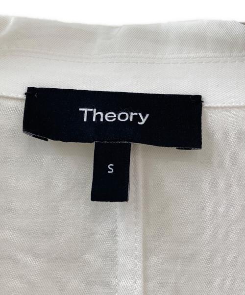 theory（セオリー）theory (セオリー) エアリージャケット Washed Twill ホワイト サイズ:Sの古着・服飾アイテム