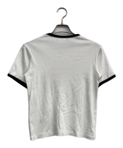 Girls Department Club（ガールズ デパートメント クラブ）Girls Department Club (ガールズ デパートメント クラブ) DOUBLE BIND PRINT Tシャツ ホワイト サイズ:Freeの古着・服飾アイテム