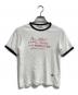 Girls Department Club（ガールズ デパートメント クラブ）の古着「DOUBLE BIND PRINT Tシャツ」｜ホワイト