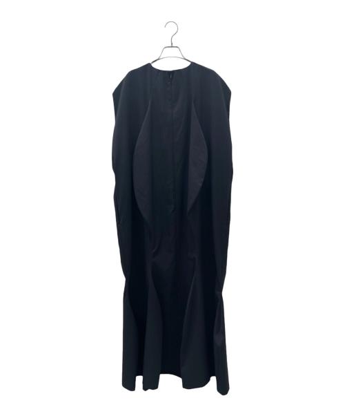 ENFOLD（エンフォルド）ENFOLD (エンフォルド) CIRCLE DRESS ネイビー サイズ:38の古着・服飾アイテム