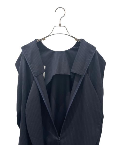 ENFOLD（エンフォルド）ENFOLD (エンフォルド) CIRCLE DRESS ネイビー サイズ:38の古着・服飾アイテム