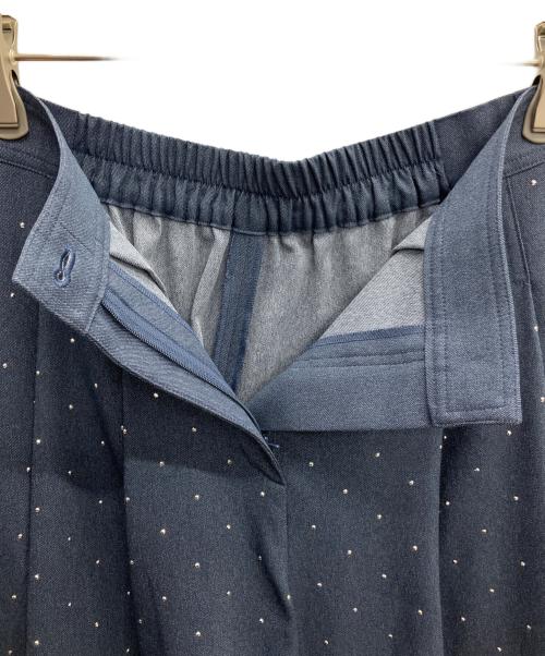 Rene（ルネ）Rene (ルネ) タックワイドパンツ インディゴ サイズ:SIZE36の古着・服飾アイテム