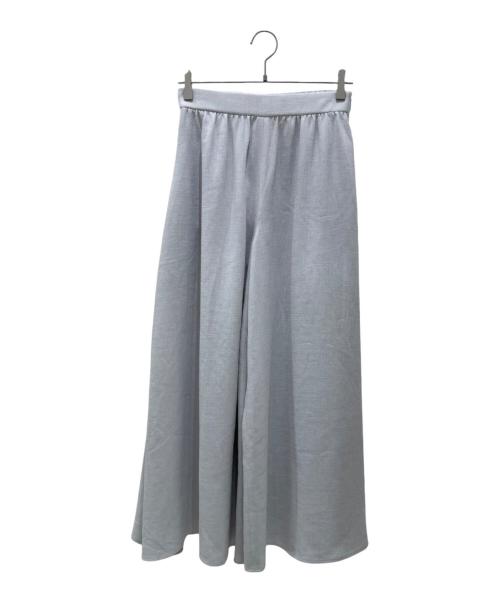 Rene（ルネ）Rene (ルネ) ワイドタックパンツ シルバーグレー サイズ:36の古着・服飾アイテム