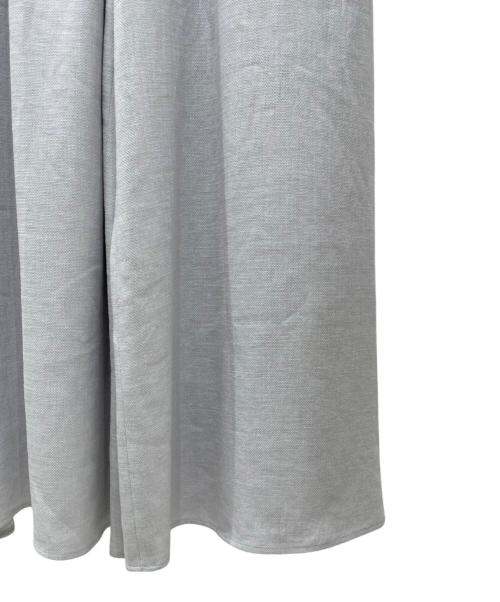 Rene（ルネ）Rene (ルネ) ワイドタックパンツ シルバーグレー サイズ:36の古着・服飾アイテム