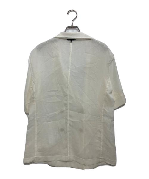 INDIVI（インディヴィ）INDIVI (インディヴィ) 半袖シアージャケット オフホワイト サイズ:SIZE 38の古着・服飾アイテム