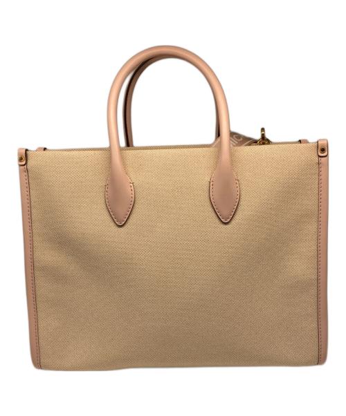 MICHAEL KORS（マイケルコース）MICHAEL KORS (マイケルコース) キャンバストートバッグ ミディアム ベージュの古着・服飾アイテム