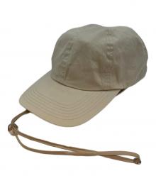 kijima takayuki×CLANE（キジマタカユキ×クラネ）の古着「DETACHABLE STRAP 6PANEL CAP」｜ベージュ
