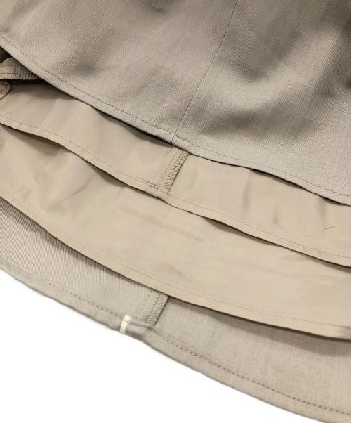 JUSGLITTY（ジャスグリッティー）JUSGLITTY (ジャスグリッティー) パイピングAラインジャンスカ ベージュ サイズ:SIZE 1の古着・服飾アイテム