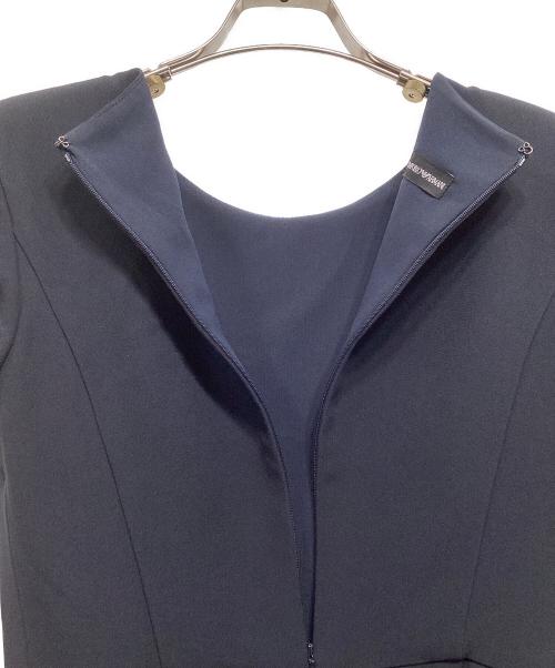 EMPORIO ARMANI（エンポリオ アルマーニ）EMPORIO ARMANI (エンポリオ アルマーニ) ワンピース ネイビー サイズ:38 未使用品の古着・服飾アイテム