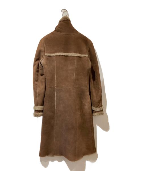EMPORIO ARMANI（エンポリオ アルマーニ）EMPORIO ARMANI (エンポリオ アルマーニ) ムートンコート ブラウン サイズ:38の古着・服飾アイテム