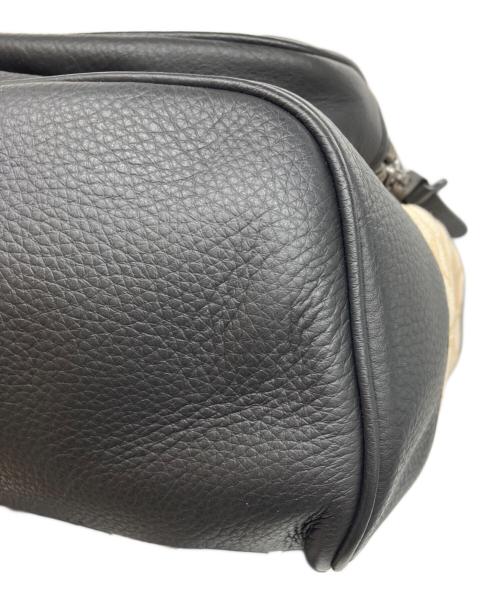 COACH（コーチ）COACH (コーチ) トンプソン バックパック シグネチャー ジャカード ウィズ ヴァーシティ ストライプ ブラックの古着・服飾アイテム