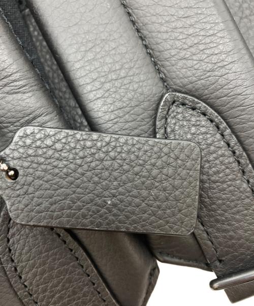 COACH（コーチ）COACH (コーチ) トンプソン バックパック シグネチャー ジャカード ウィズ ヴァーシティ ストライプ ブラックの古着・服飾アイテム