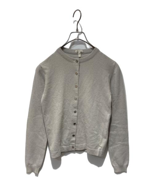 HERMES（エルメス）HERMES (エルメス) カシミヤカーディガン グレー サイズ:XSの古着・服飾アイテム