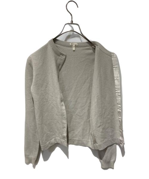 HERMES（エルメス）HERMES (エルメス) カシミヤカーディガン グレー サイズ:XSの古着・服飾アイテム