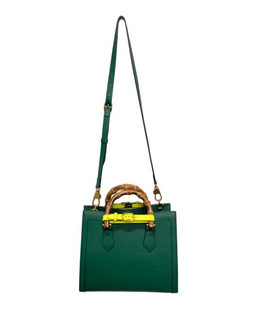 GUCCI（グッチ）GUCCI (グッチ) ダイアナスモールトート グリーン サイズ:スモール/smallの古着・服飾アイテム