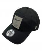 New Era×YOHJI YAMAMOTO×乃木坂46ニューエラ×ヨウジヤマモト×ノギザカ46×ニューエラ×ワイズ）の古着「トリプルコラボ9THIRTYキャップ」｜ブラック