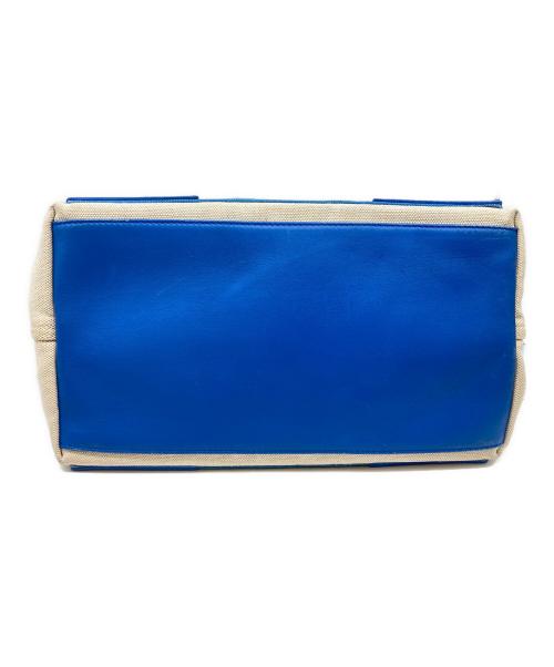 BALENCIAGA（バレンシアガ）BALENCIAGA (バレンシアガ) トートバッグ アイボリー×ブルー サイズ:-の古着・服飾アイテム