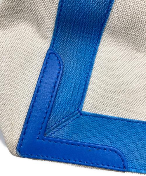 BALENCIAGA（バレンシアガ）BALENCIAGA (バレンシアガ) トートバッグ アイボリー×ブルー サイズ:-の古着・服飾アイテム