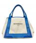 BALENCIAGA（バレンシアガ）の古着「トートバッグ」｜アイボリー×ブルー
