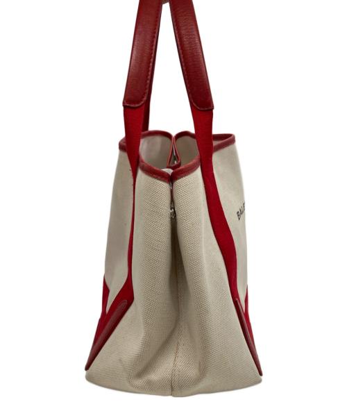 BALENCIAGA（バレンシアガ）BALENCIAGA (バレンシアガ) トートバッグ アイボリー×レッドの古着・服飾アイテム