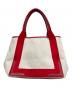 BALENCIAGA (バレンシアガ) トートバッグ アイボリー×レッド：20000円