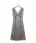 HER LIP TO（ハーリップトゥ）の古着「lace trimmed floral dress」｜ベージュ
