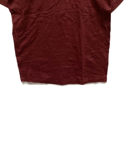Calvin Klein Jeans（カルバンクラインジーンズ）Calvin Klein Jeans (カルバンクラインジーンズ) ロゴTシャツ ボルドー サイズ:XLの古着・服飾アイテム
