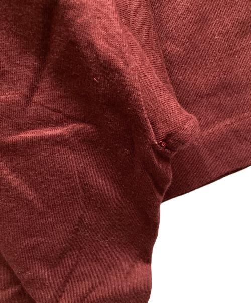 Calvin Klein Jeans（カルバンクラインジーンズ）Calvin Klein Jeans (カルバンクラインジーンズ) ロゴTシャツ ボルドー サイズ:XLの古着・服飾アイテム